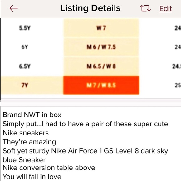 LAST* NWT NIKE AIr Force 1 Lvl8 Crush - Picture 8 of 8